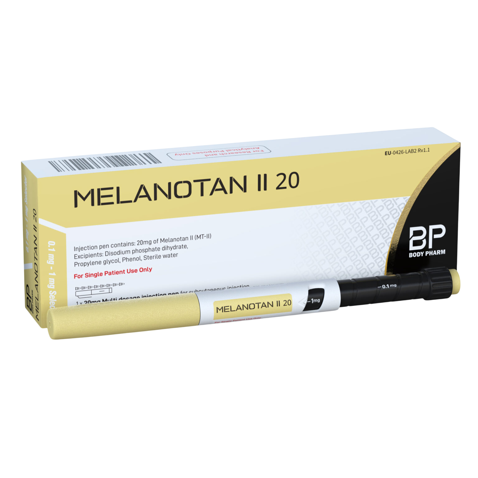 Melanotan II 20 Pen cartridge